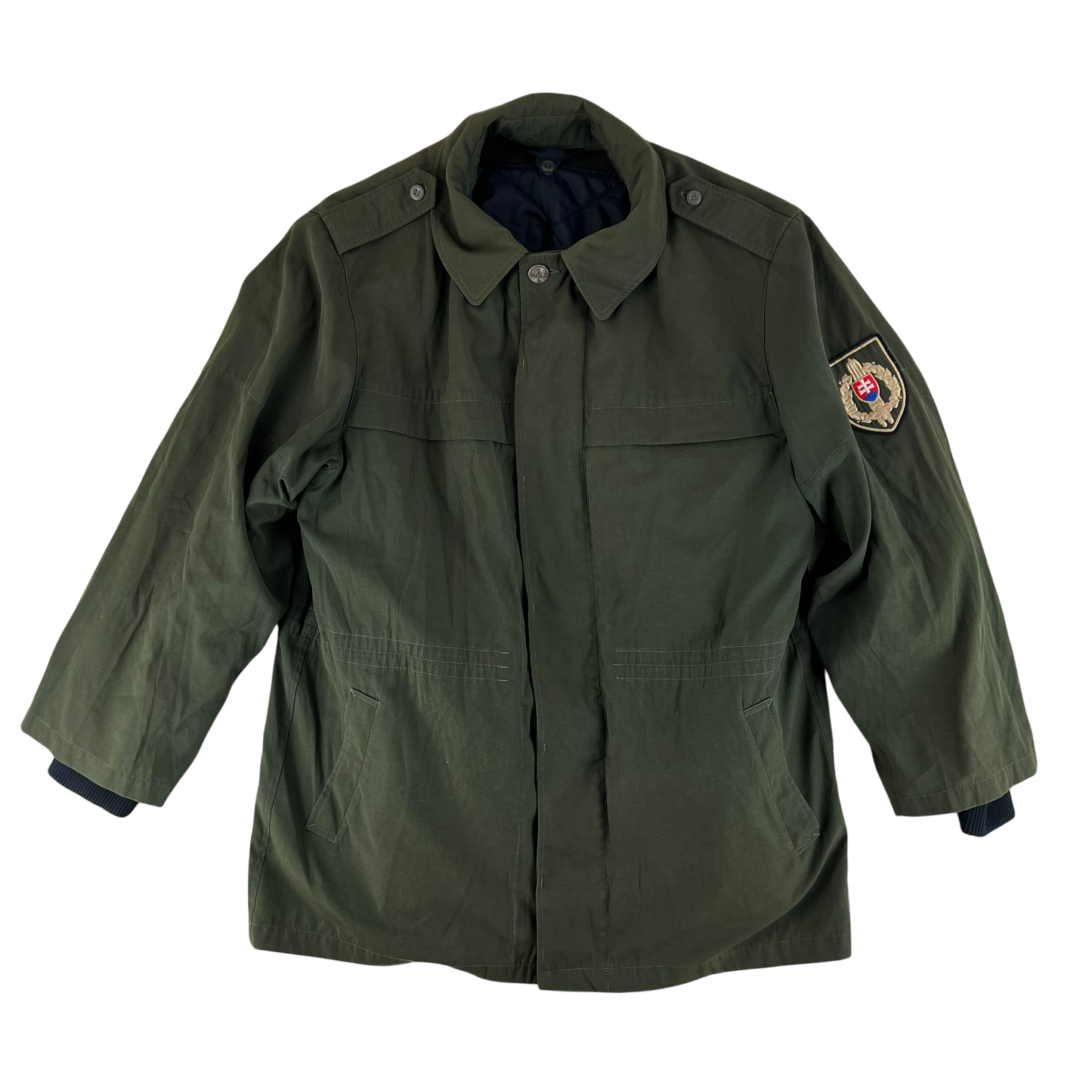 Slovak Army M97 Guard's Coat Olive Drab w/ Liner - X Large