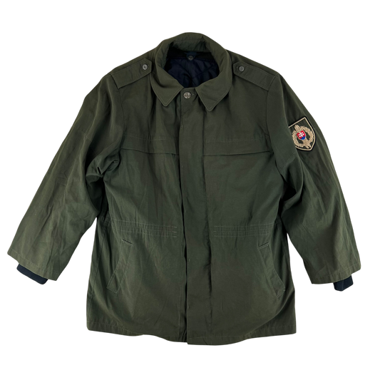 Slovak Army M97 Guard's Coat Olive Drab w/ Liner - X Large