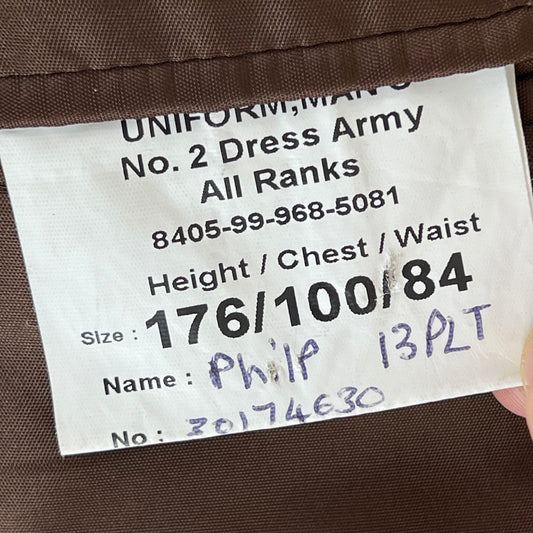 British Army No.2 FAD Dress Jacket - Royal Artillery Regiment - Medium