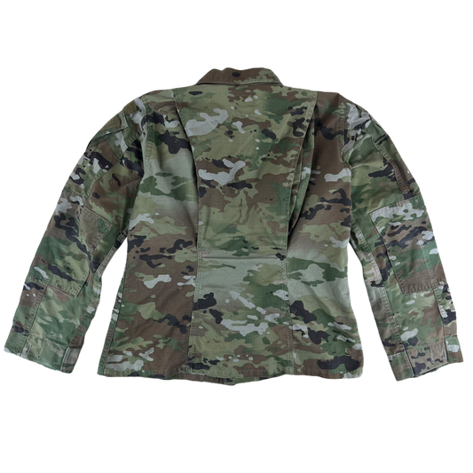 US Air Force Womens Multicam Camouflage Combat Jacket w/ Patches - Medium