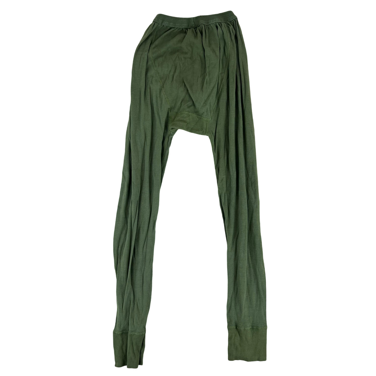 British Army Long Johns 80s Thermal Olive Green - W32