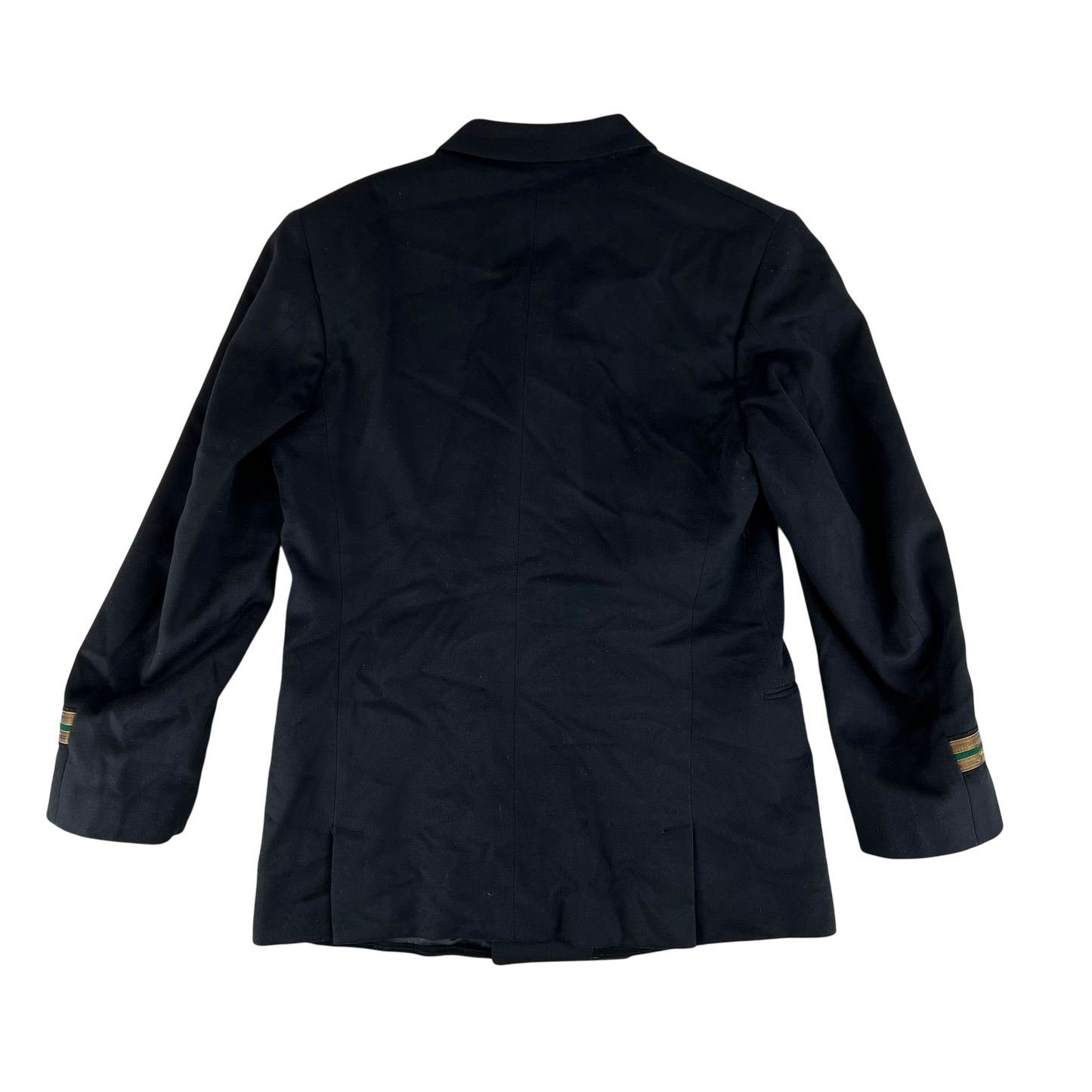 British Merchant Navy 60s Black Dress Blazer Jacket - Large
