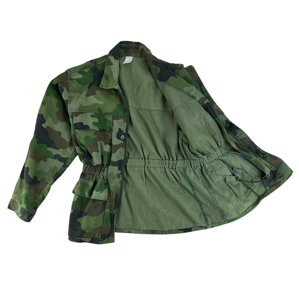 Serbian Army M93 Oak Leaf Camouflage Field Jacket - Medium