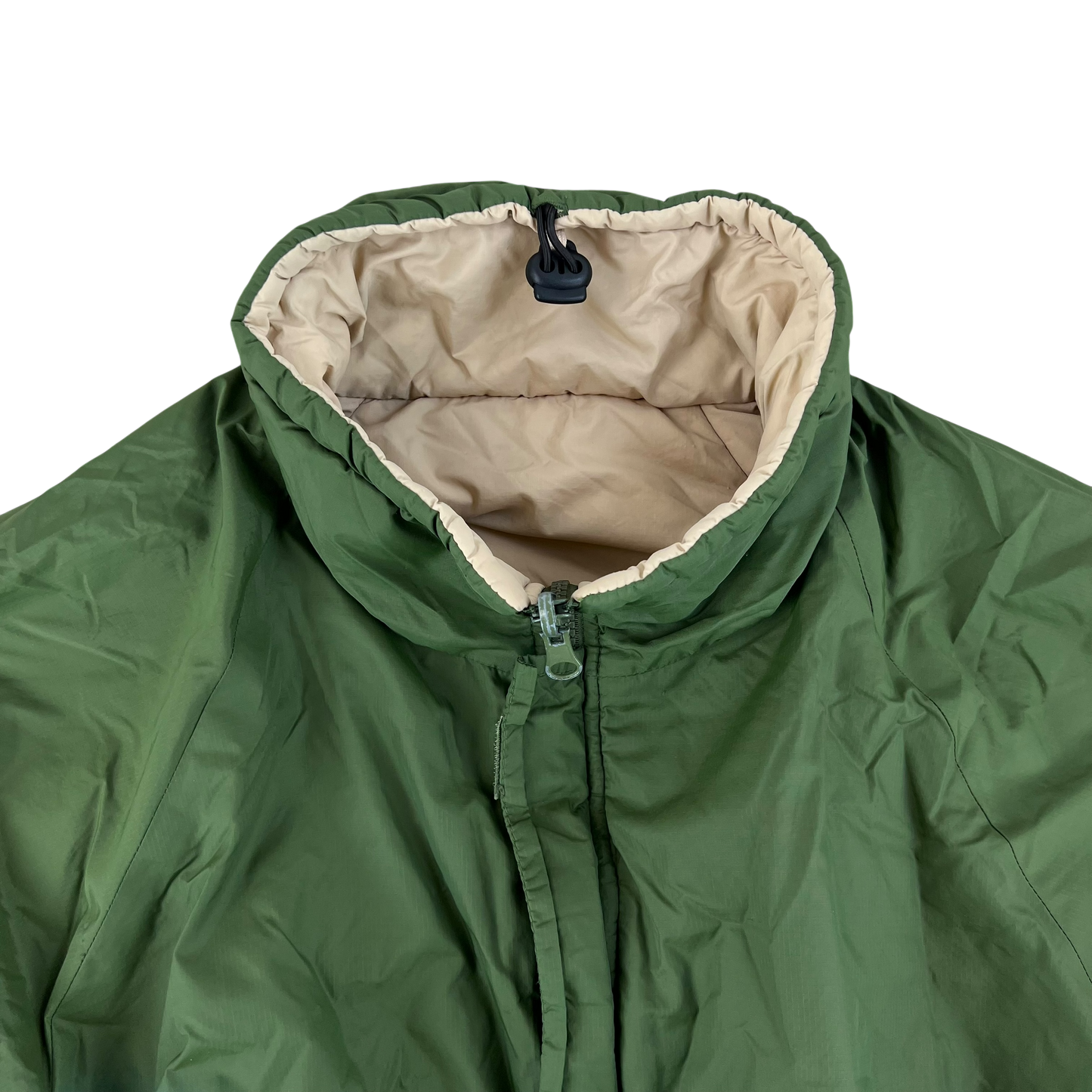 British Army Reversible Thermal Olive Green / Tan Quilted Jacket - Large