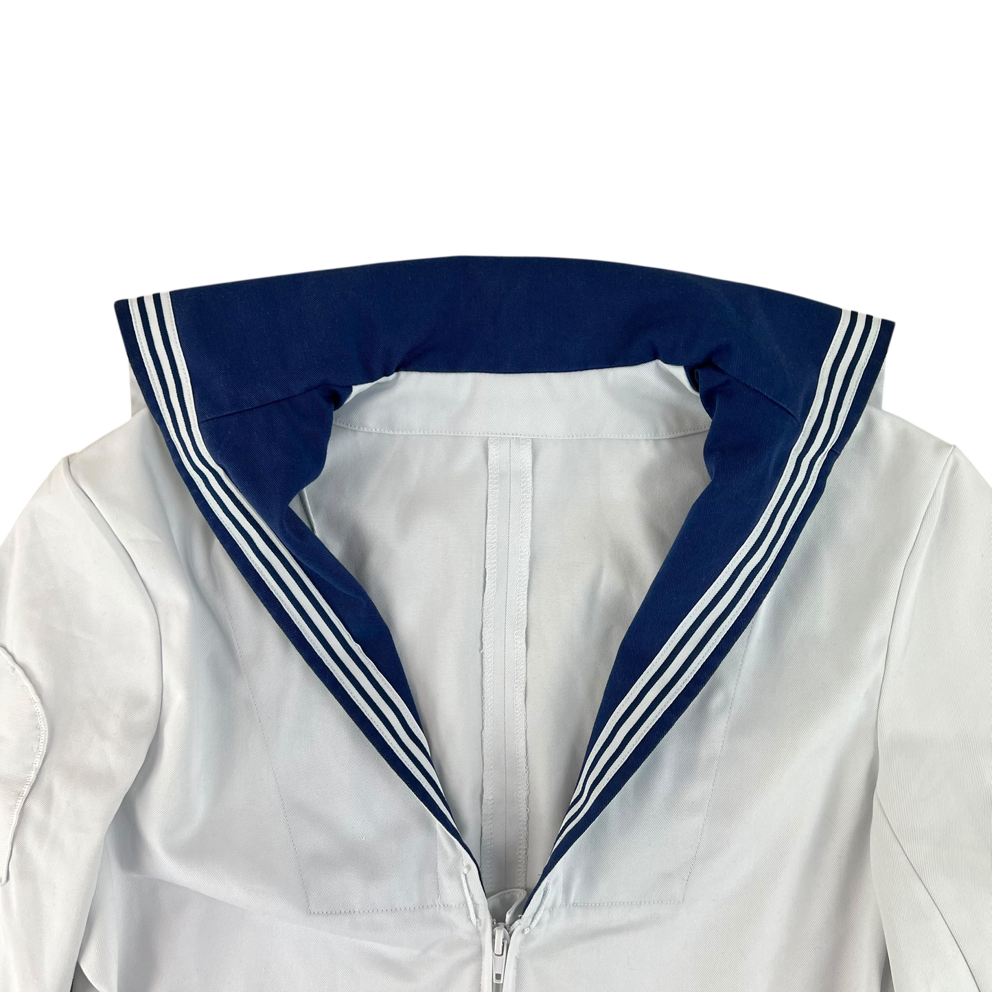British Royal Navy Class II White Jumper Sailor's Top - Medium 182/96