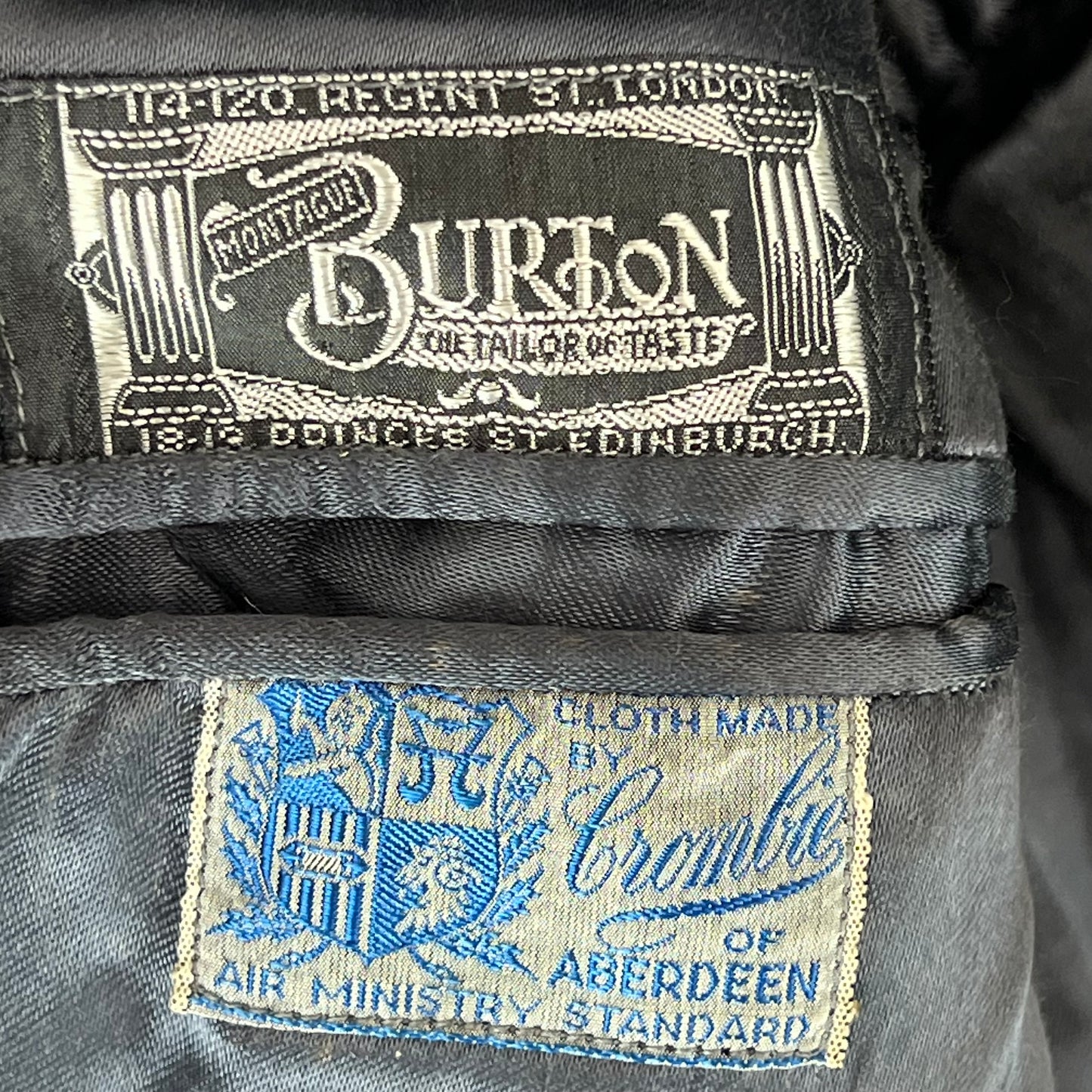 British RAF 50's "Crombie" Wool Greatcoat - Large