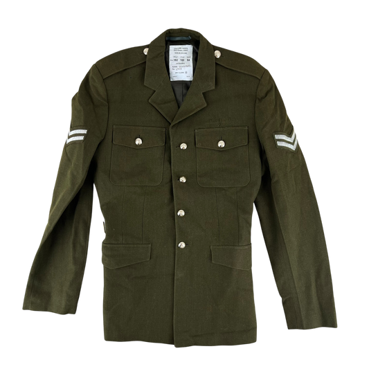 British Army 1980 Pattern No. 2 Olive Green Dress Jacket - Royal Artillery - Medium 182/100
