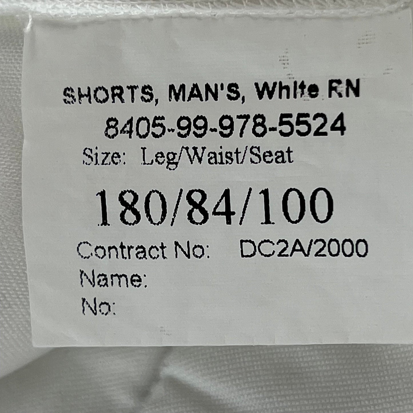 British Royal Navy White Dress Shorts - W33 180/84