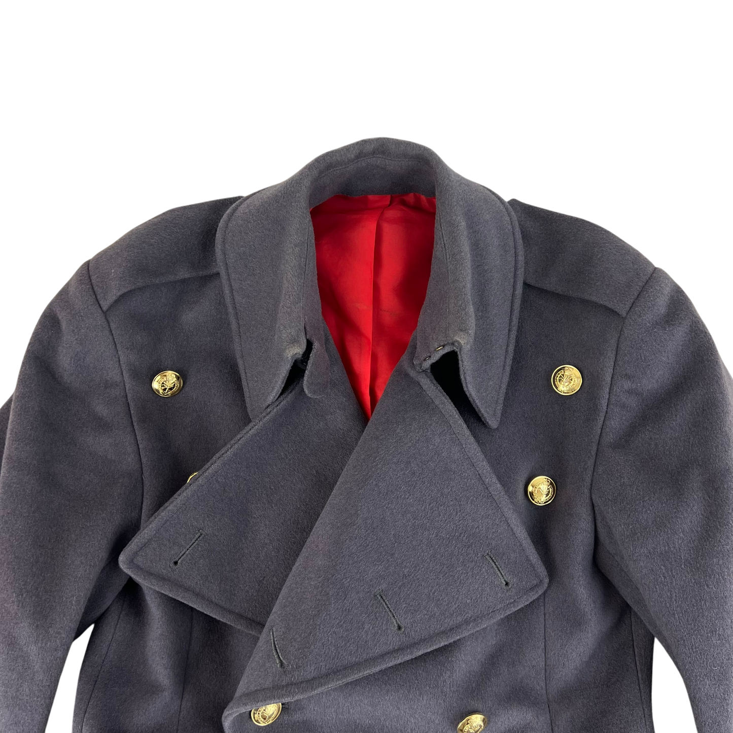 British Army Officer's Double Breasted Wool Greatcoat - Welsh Guards - Medium