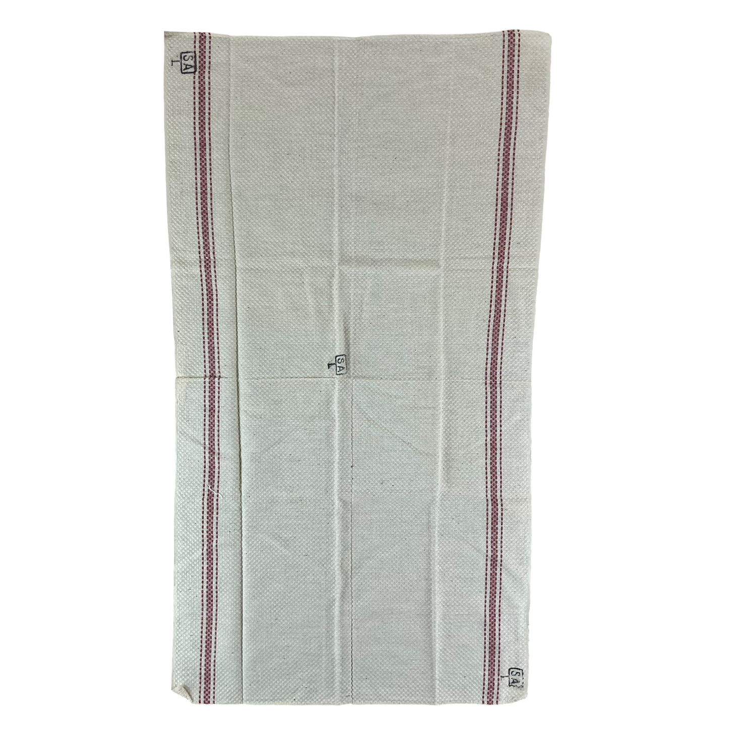 Finnish Army WW2 Cream w/ Red Stipe Tea Towel