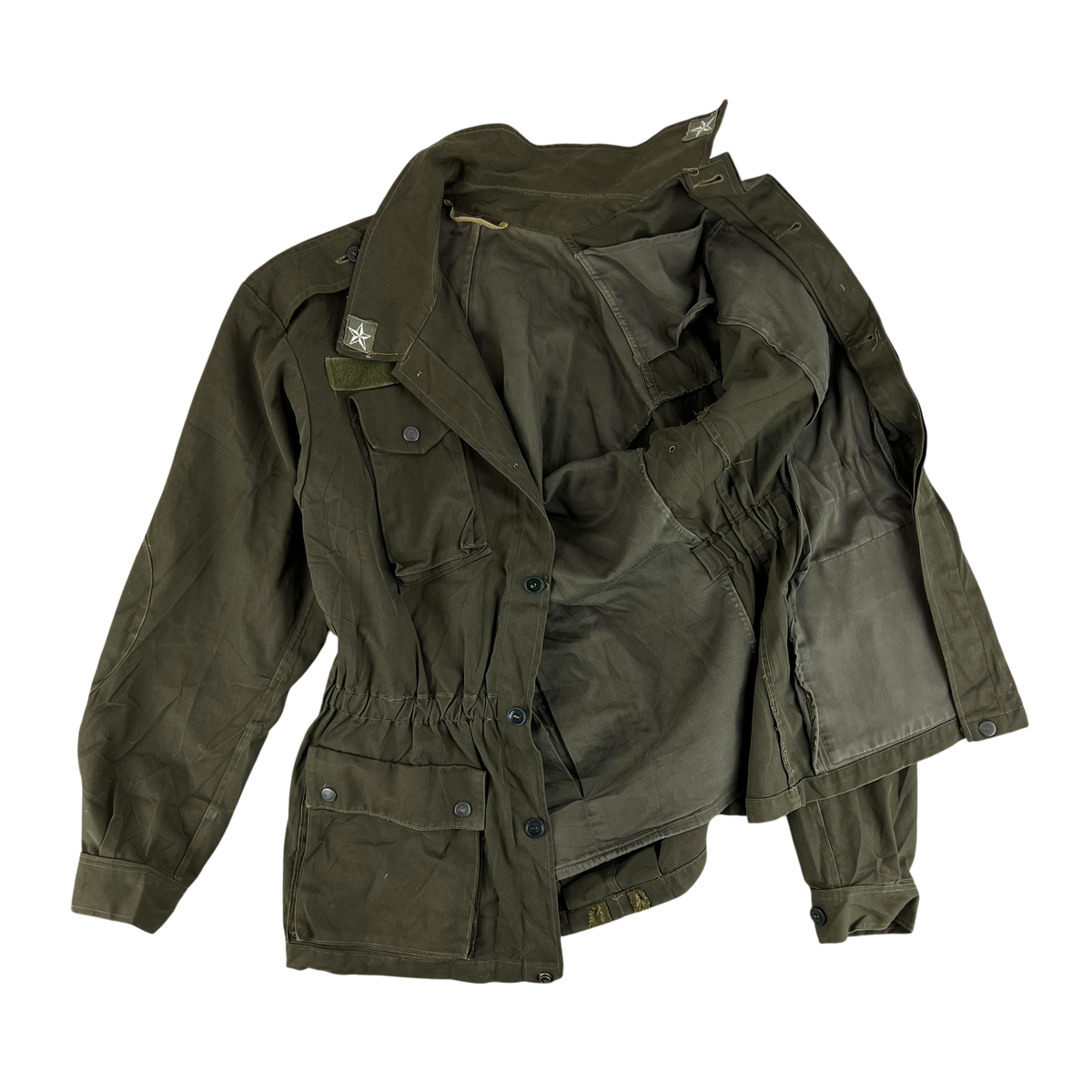 Italian Army Olive Drab Roma 75 Safari Jacket - Medium