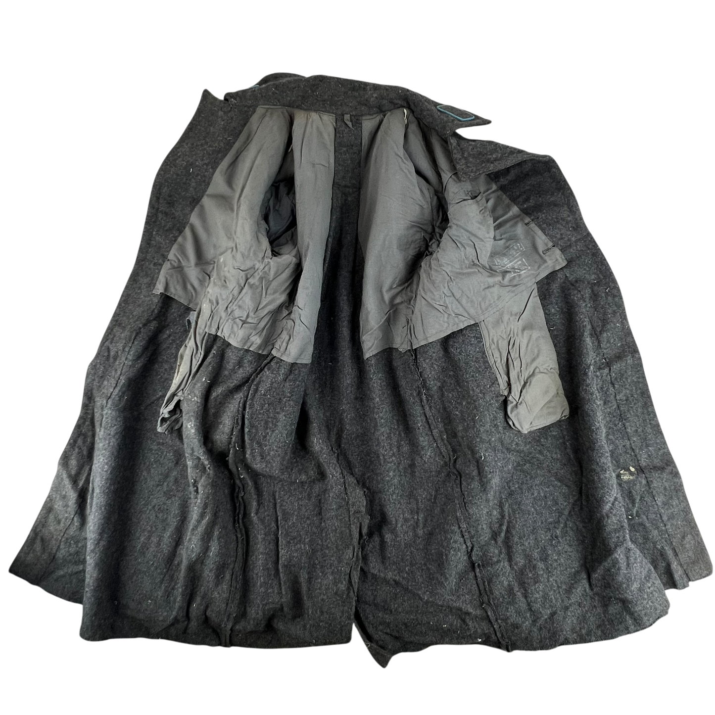 Bulgarian People's Army 50s Grey Wool Greatcoat - Large
