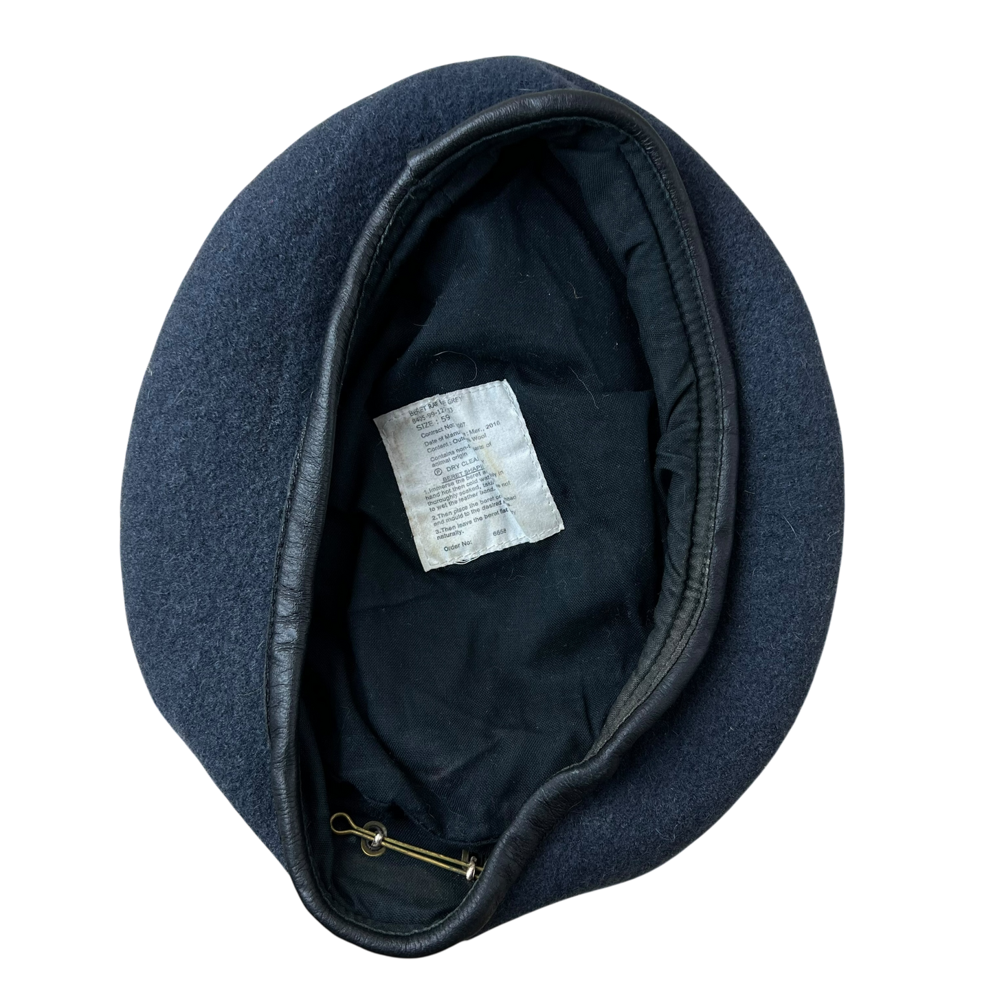 British Royal Air Force RAF Beret w/ Badge - Large 59cm