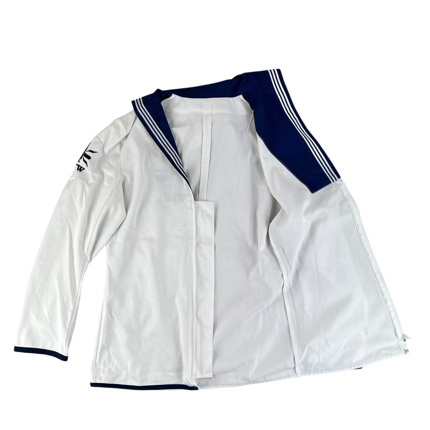 British Royal Navy Class II White Jumper Sailor's Top - Medium 182/100