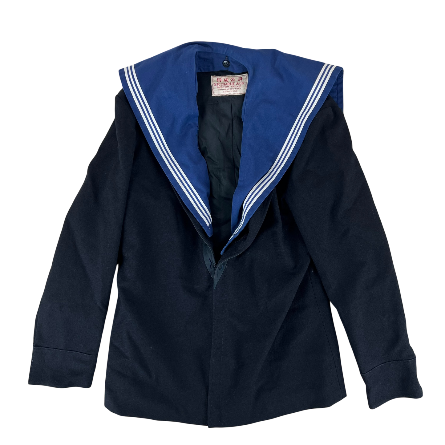 British Royal Navy 60's Class II Jumper Sailor's Top - Medium