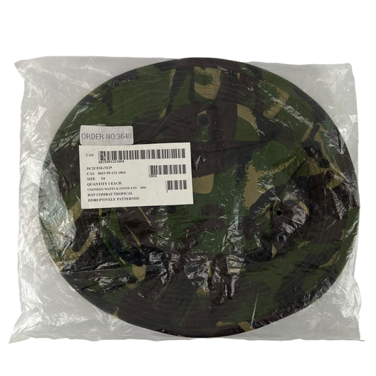 British Army DPM Woodland Camouflage Temperate Boonie Bush Hat - 54cm