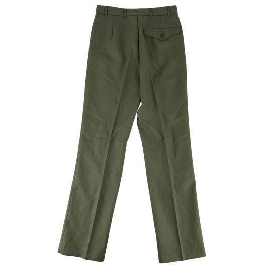 Slovak Army M97 Olive Green Dress Trousers - W27 L30.5