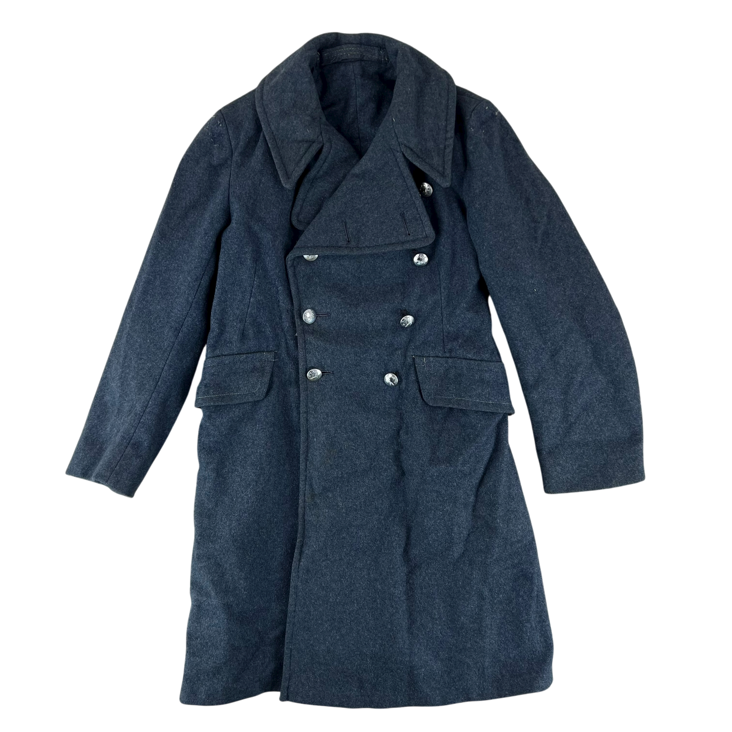 British RAF 50's New Pattern Wool Greatcoat - ATC - Small