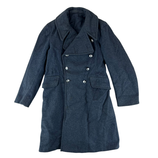 British RAF 50's New Pattern Wool Greatcoat - ATC - Small