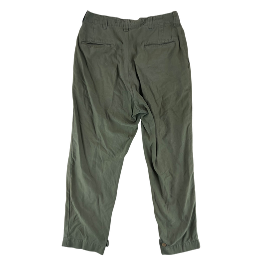 US Army M43 WW2 Olive Green Combat Trousers - W33 L30