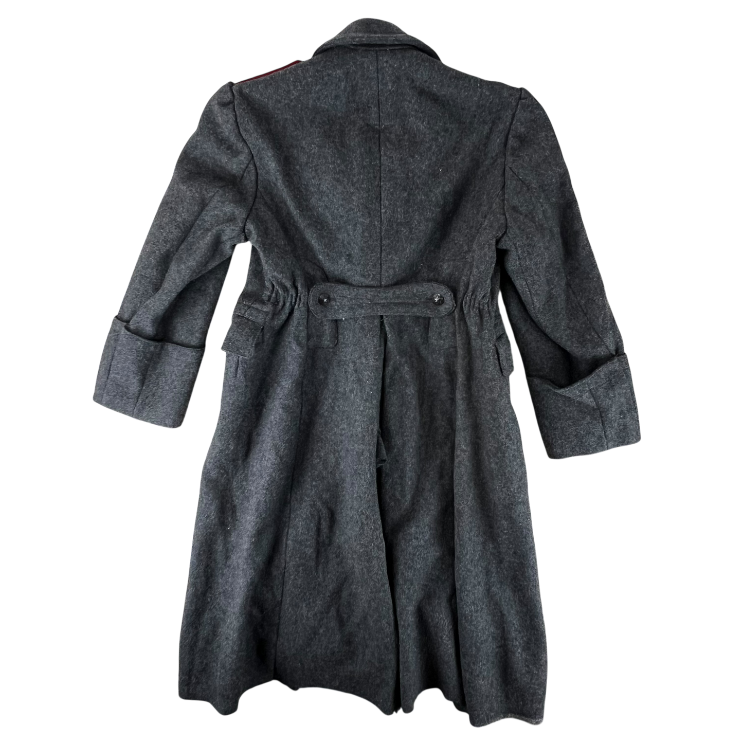 Bulgarian People's Army 70s Grey Wool Greatcoat - Medium