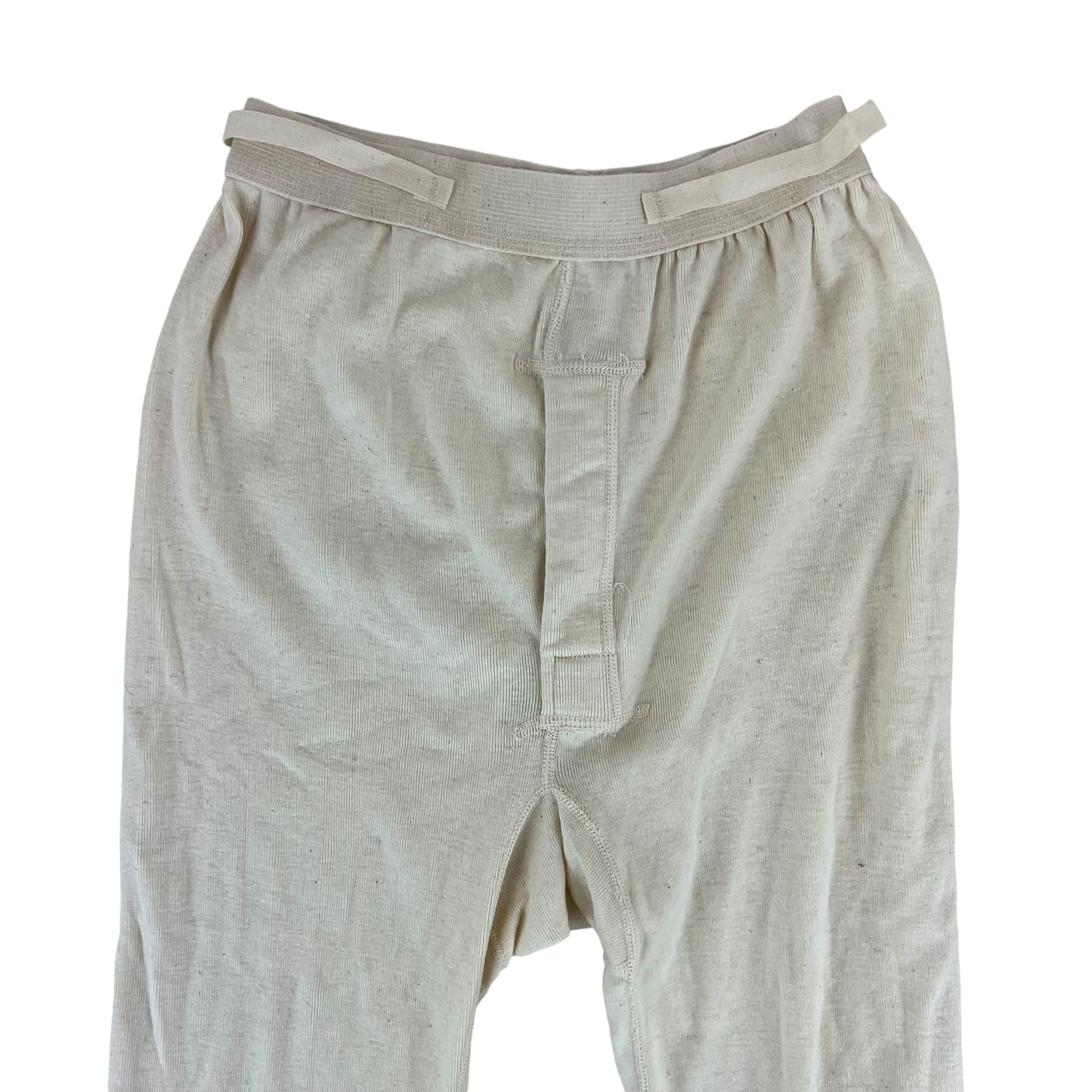 US Army Vintage Cream Long Johns - Small