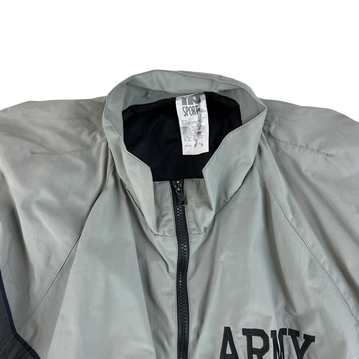 US Army Grey PTU Track Jacket - X Large
