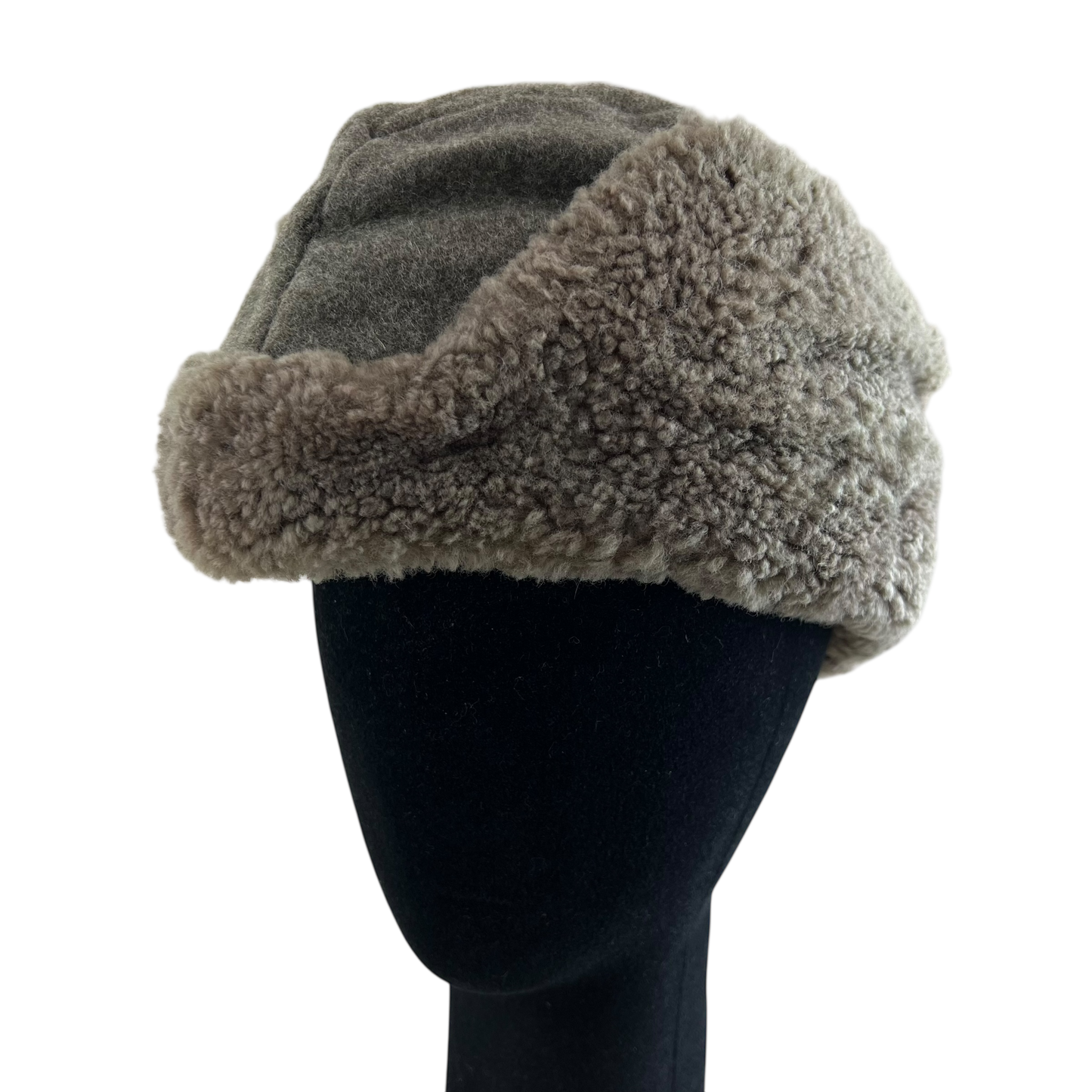 Swedish Army WW2 M43 Wool Ushanka Cap - Small 56cm