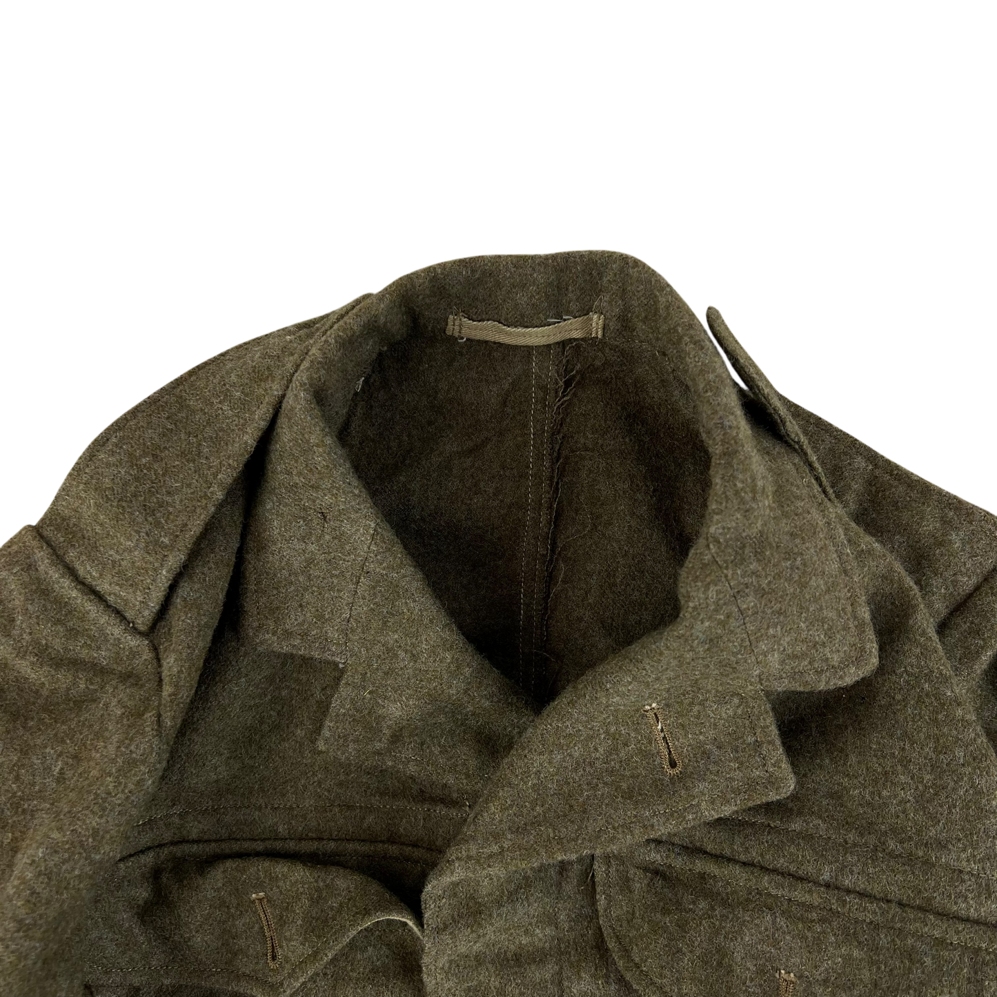 British Army 50s Khaki Ike 1949 Pattern Battle Dress Jacket - Small SIZE 7