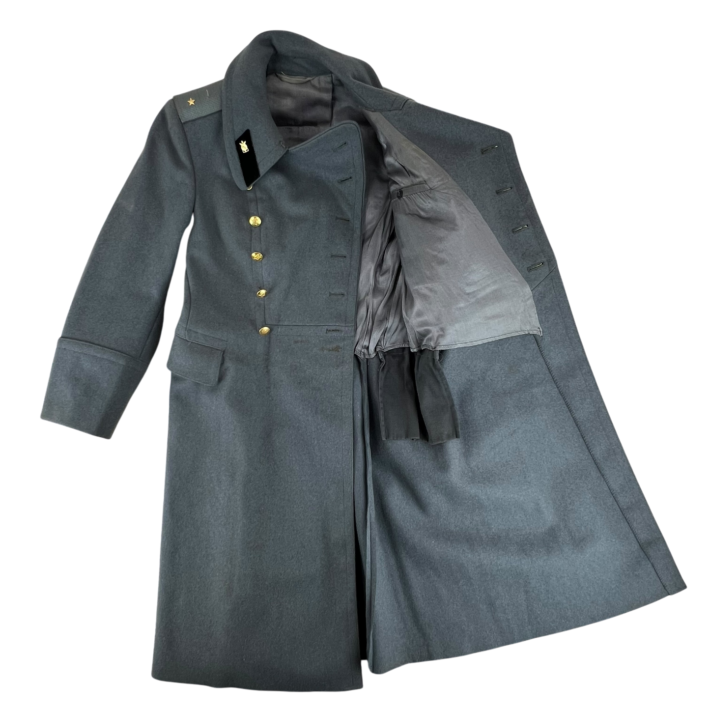 Soviet Army Officer's Greatcoat Construction Corps - Small