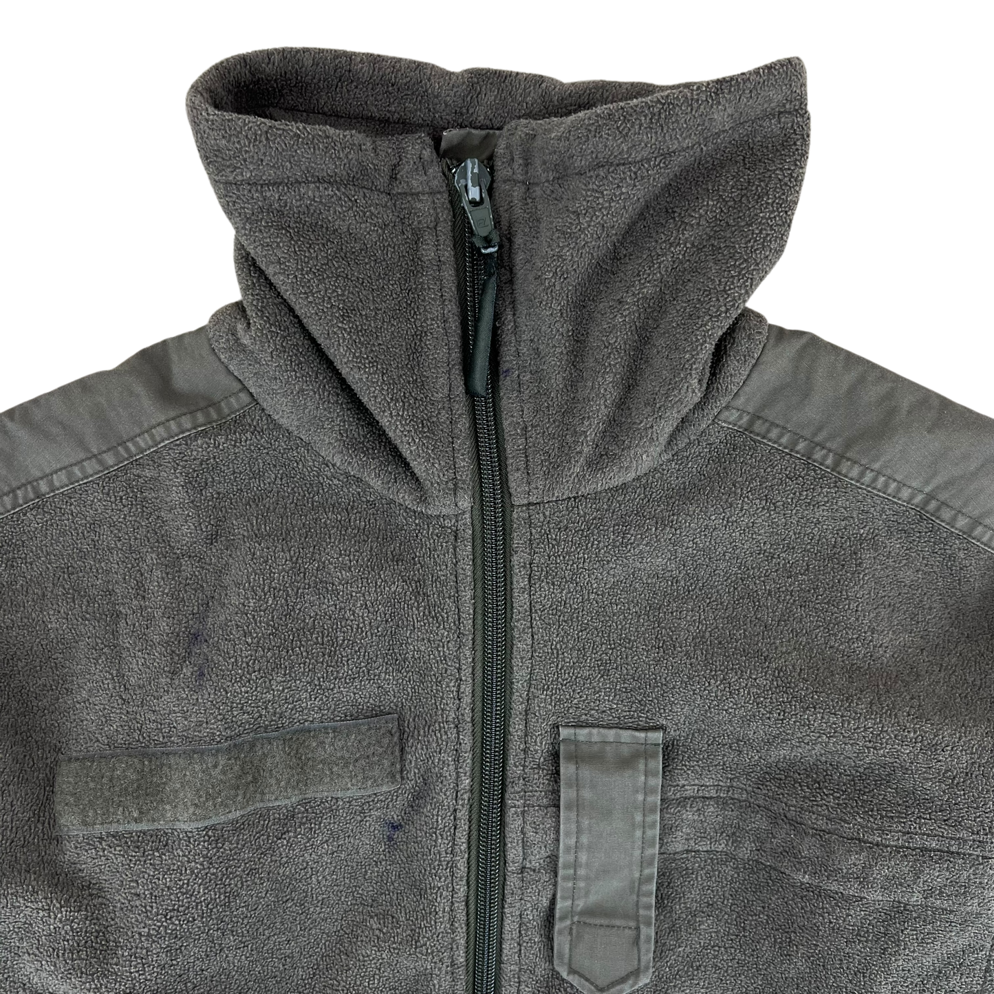 Austrian Army Olive Fleece Cardigan -