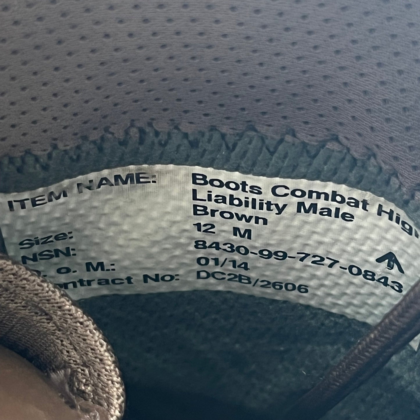 British Army HAIX Brown Combat Boots - Size 12M