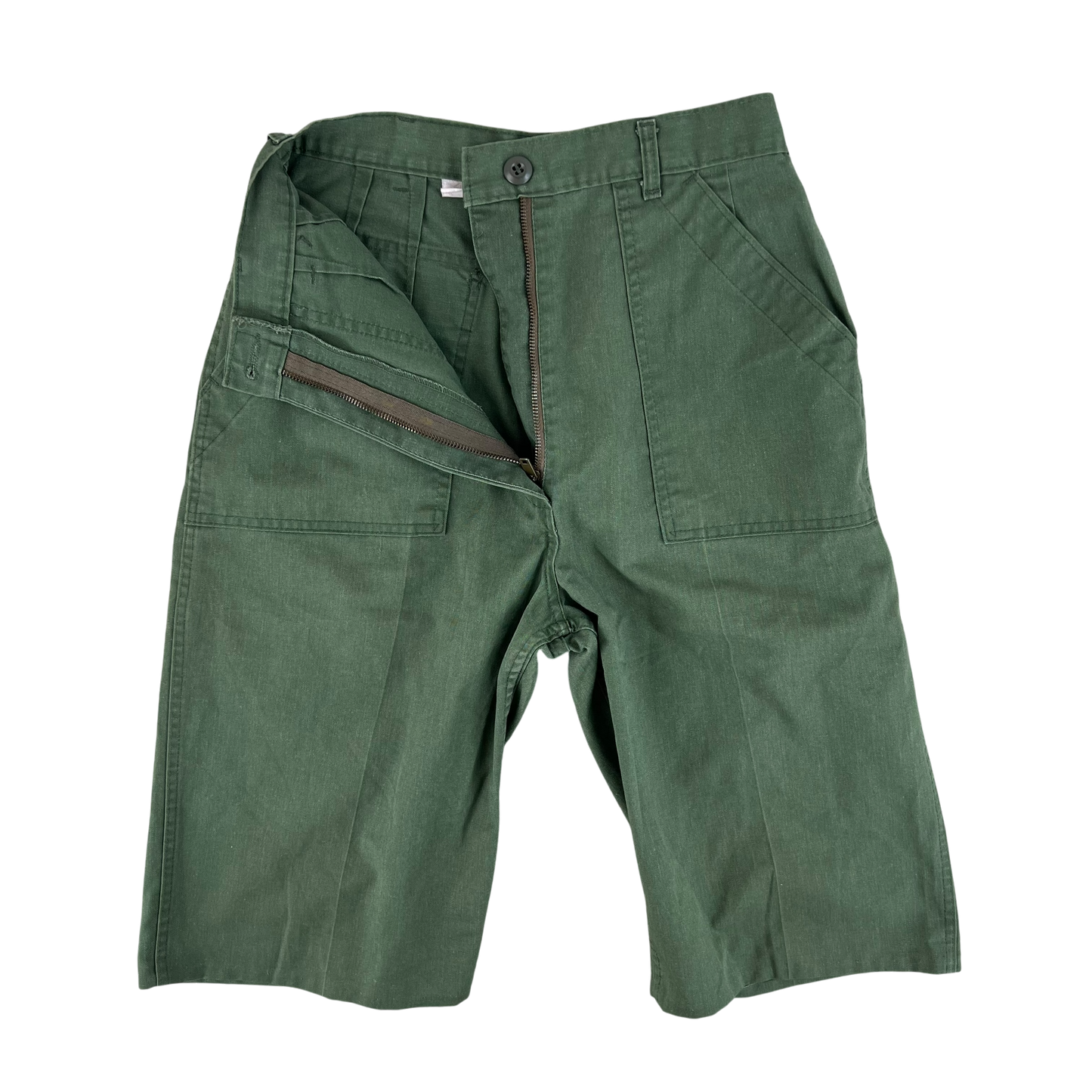 US Army Women's Green Utility Shorts - W26