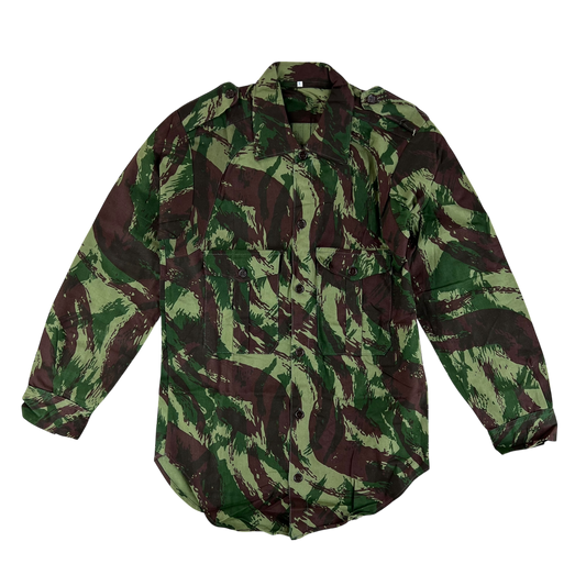 Portuguese Army M63 Lizard Camouflage Long Sleeve Shirt - Small
