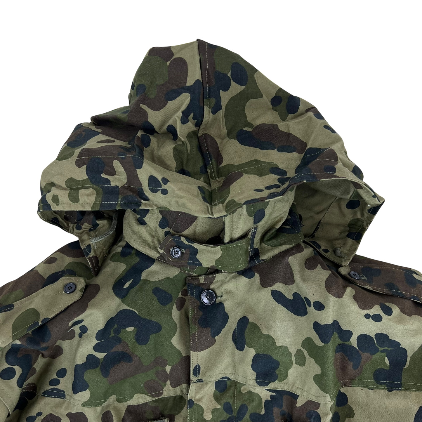 Romanian Army M1994 Fleck Leaf Camouflage Parka w/ Winter Liner - Large