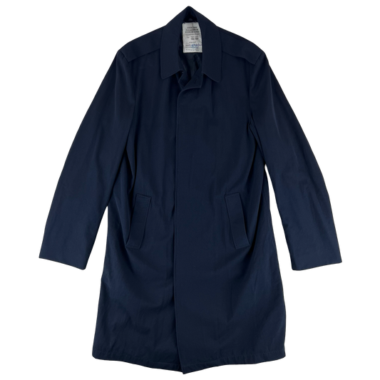 British Royal Navy Officer's Raincoat Mac Coat - Medium 188/100