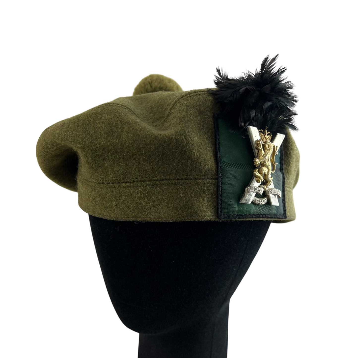 British Army Tam o Shanter w/ Plume - Royal Regiment of Scotland - Large