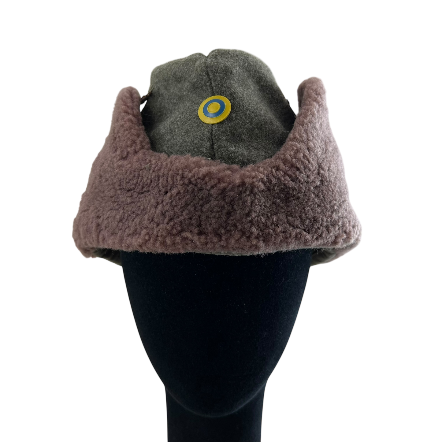 Swedish Army WW2 M43 Wool Ushanka Cap - Small 56cm
