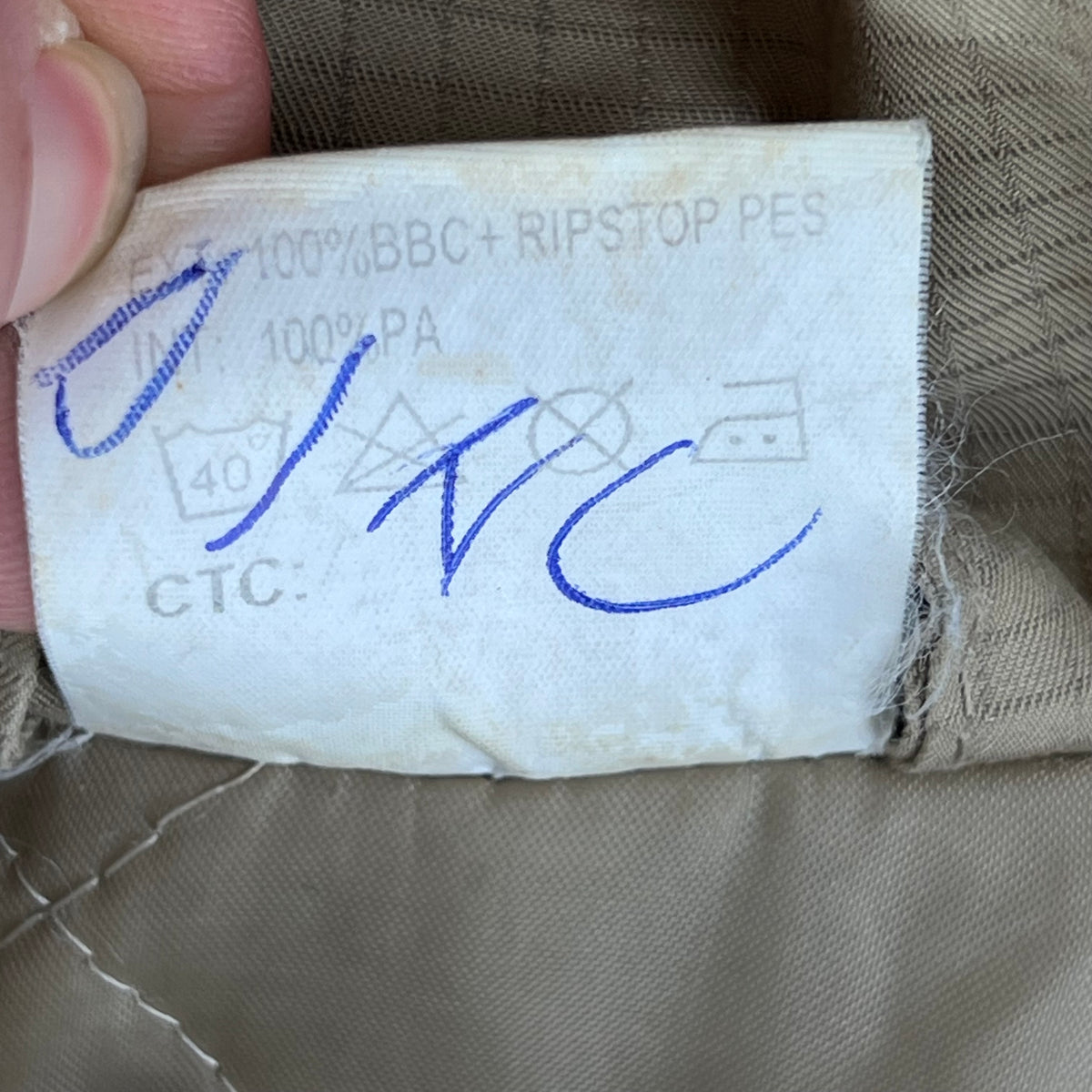 Romanian Army Tan Thermal Ripstop Parka Coat - Large
