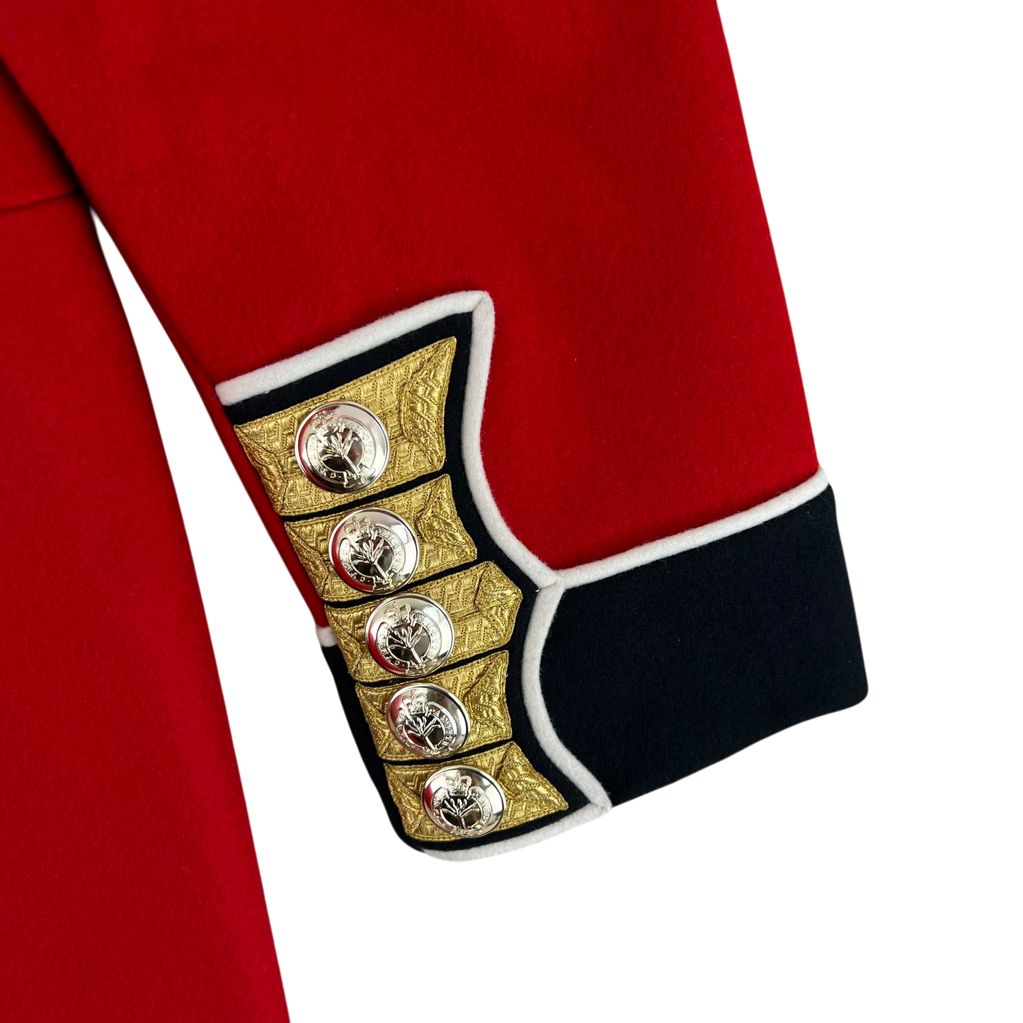 British Army RHQ SGTS Bandsman's Tunic Jacket w/ Wings - Welsh Guards - X Large