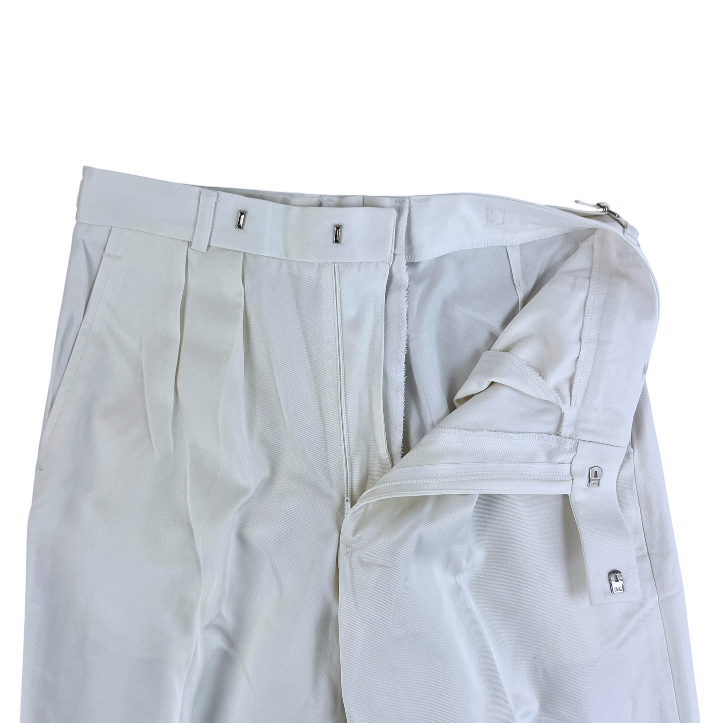 British Royal Navy Officers & Class I White Dress Trousers - All Sizes