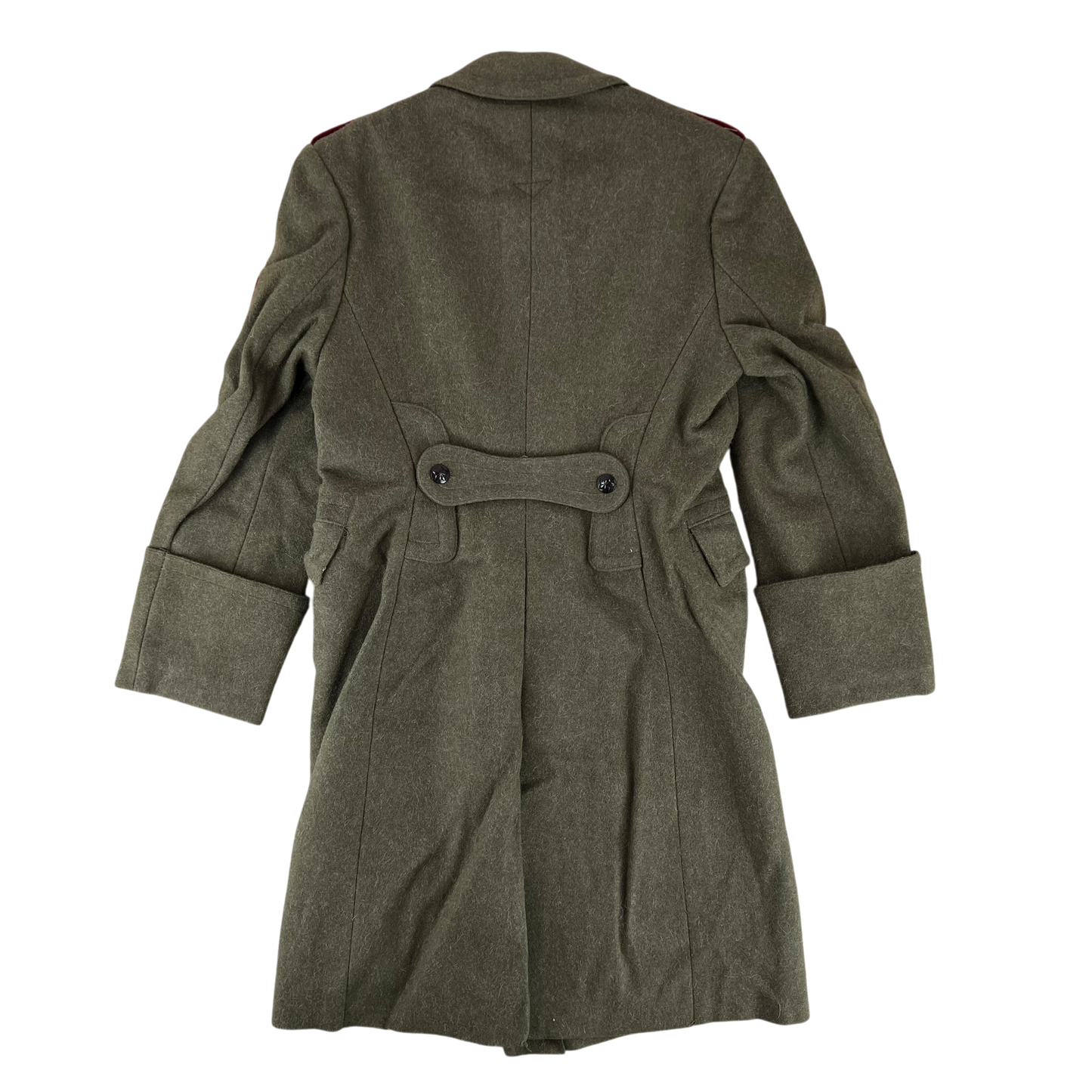 Bulgarian People's Army Khaki Wool Greatcoat - Small
