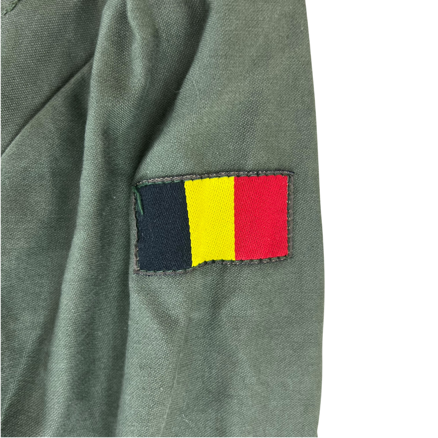 Belgian Army M64 Olive Green Field Jacket - Medium