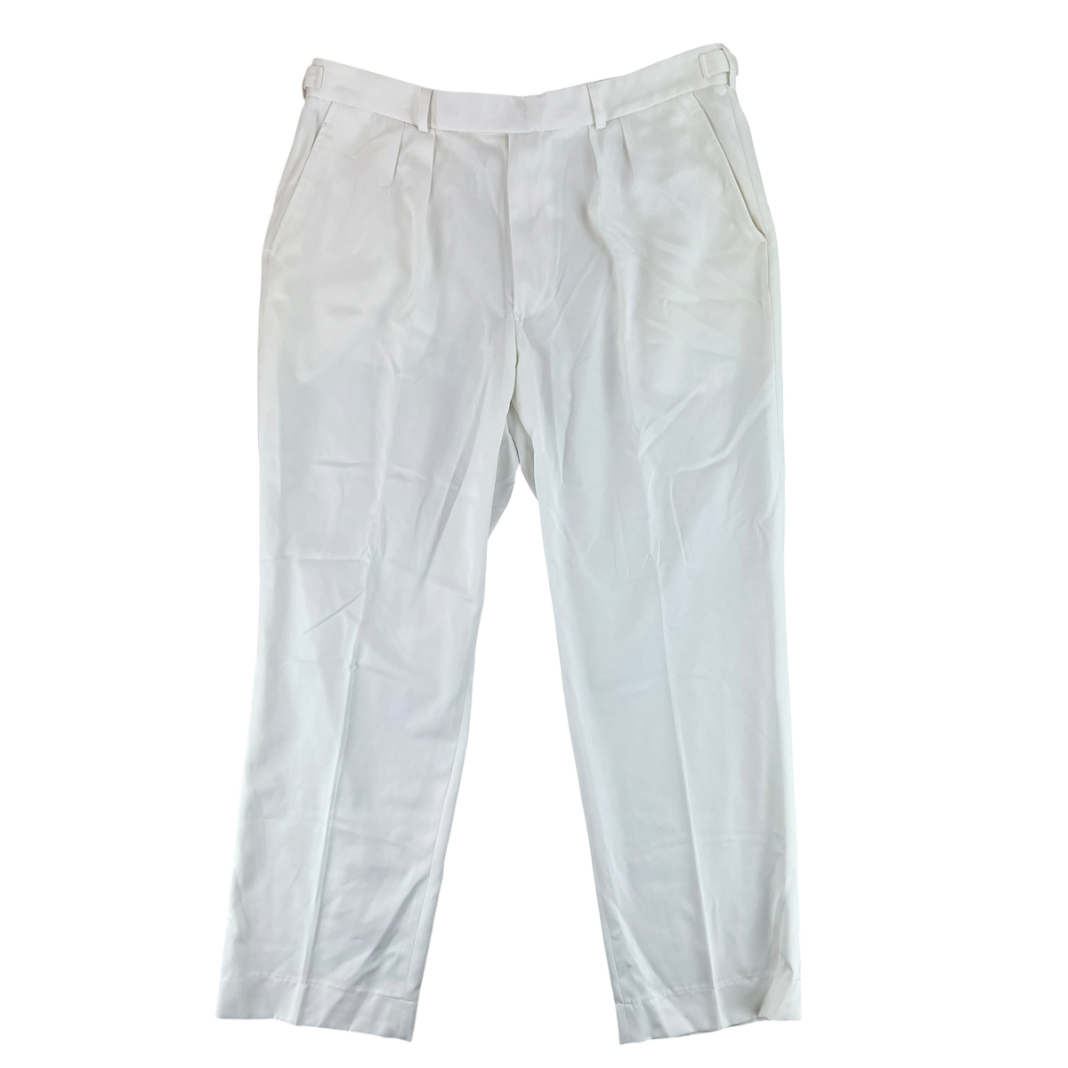 British Royal Navy Officers & Class I White Dress Trousers - W38 L30.5