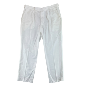 British Royal Navy Officers & Class I White Dress Trousers - W38 L30.5