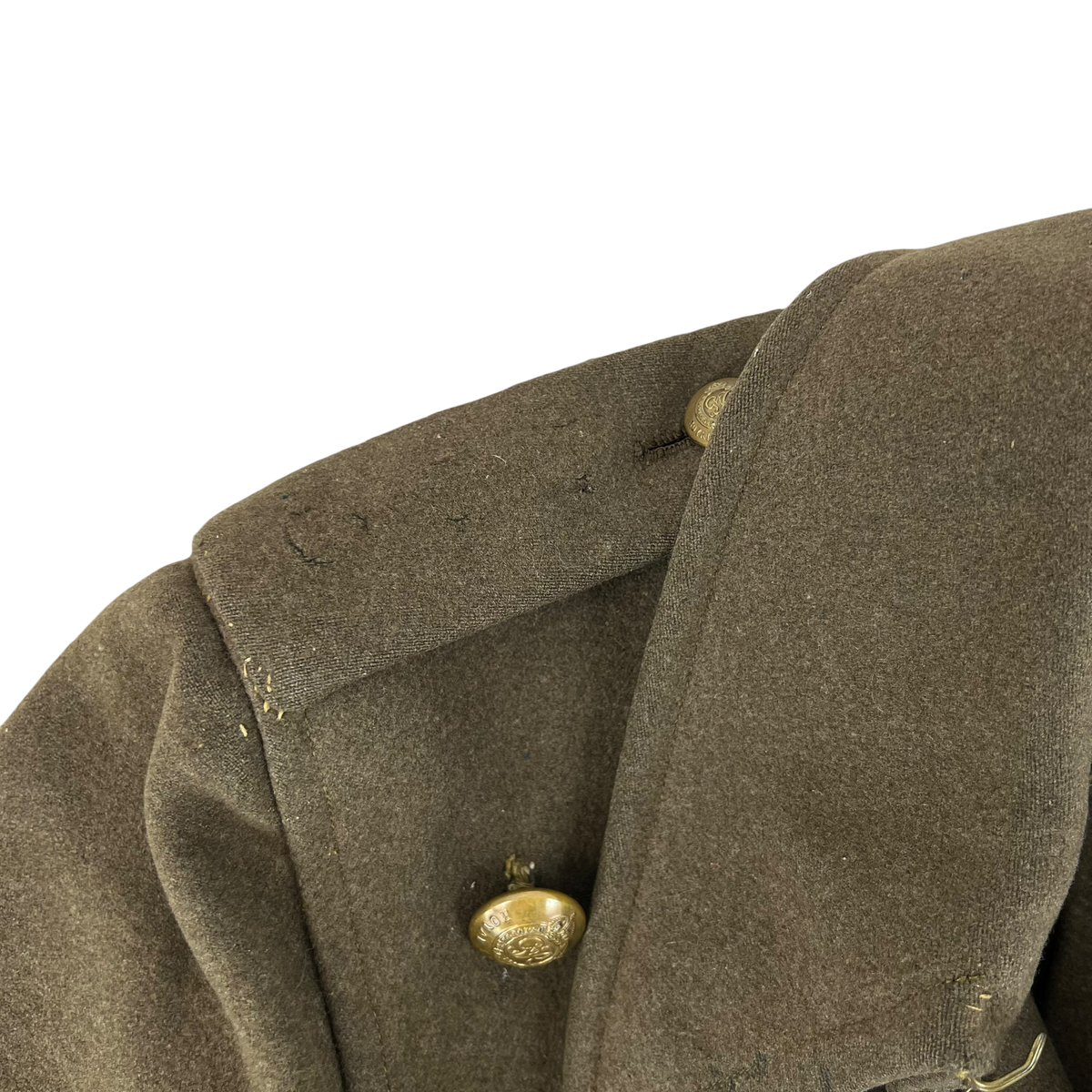 British Army WW2 1940 Pattern Wool Greatcoat - Royal Engineers - Medium