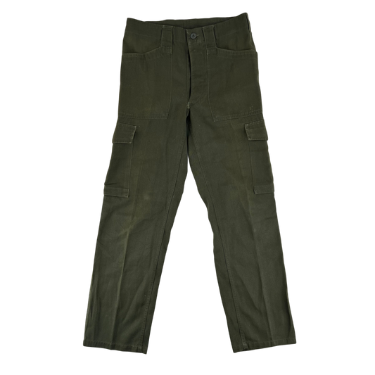 Austrian Army Olive Green Fatigue Trousers - W32 L31
