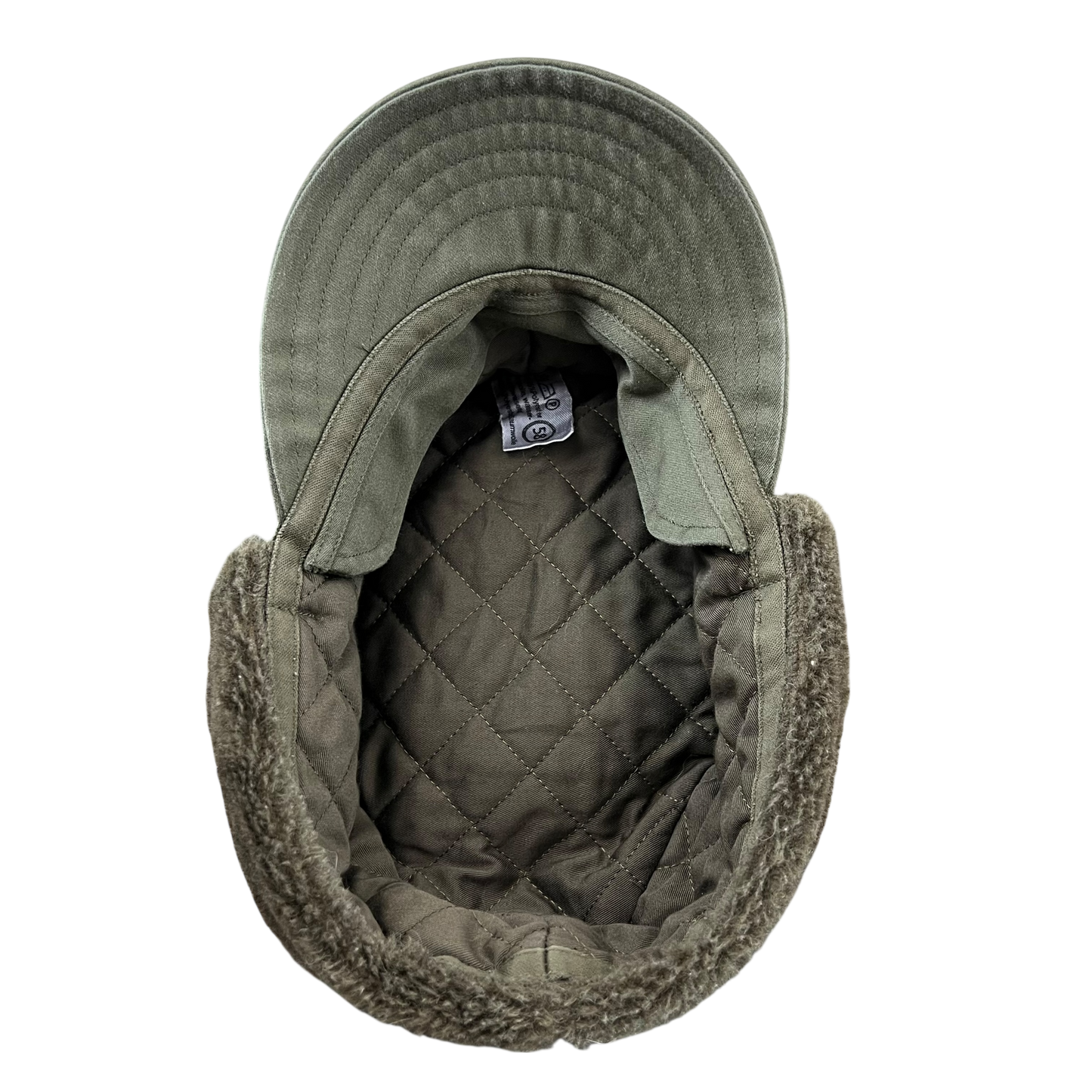 Austrian Army Olive Drab Cold Weather Trapper Cap - Medium 58cm