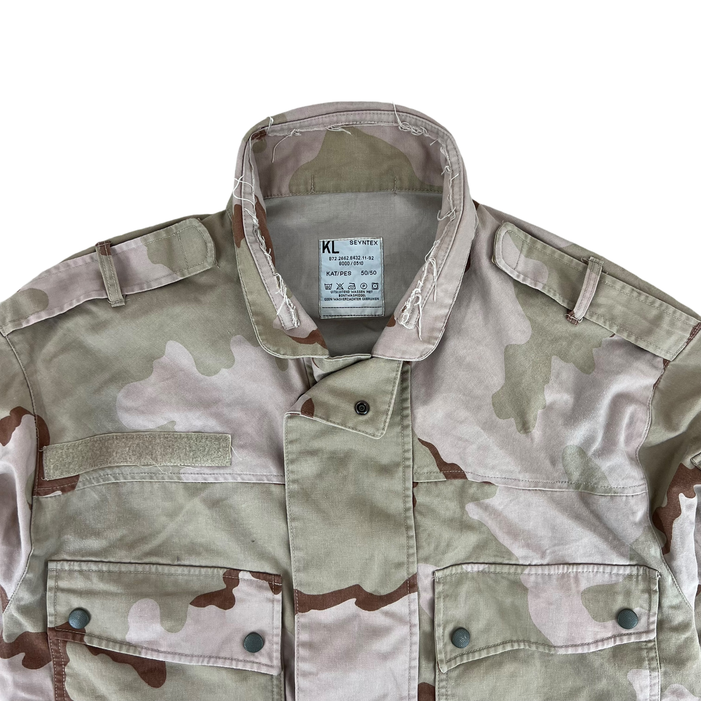 Dutch Army M93 Desert Camouflage Combat Jacket - Large