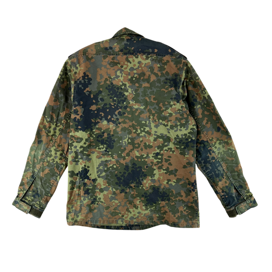 German Army Flecktarn Camouflage Long Sleeve Field Shirt - Medium GrNr 6